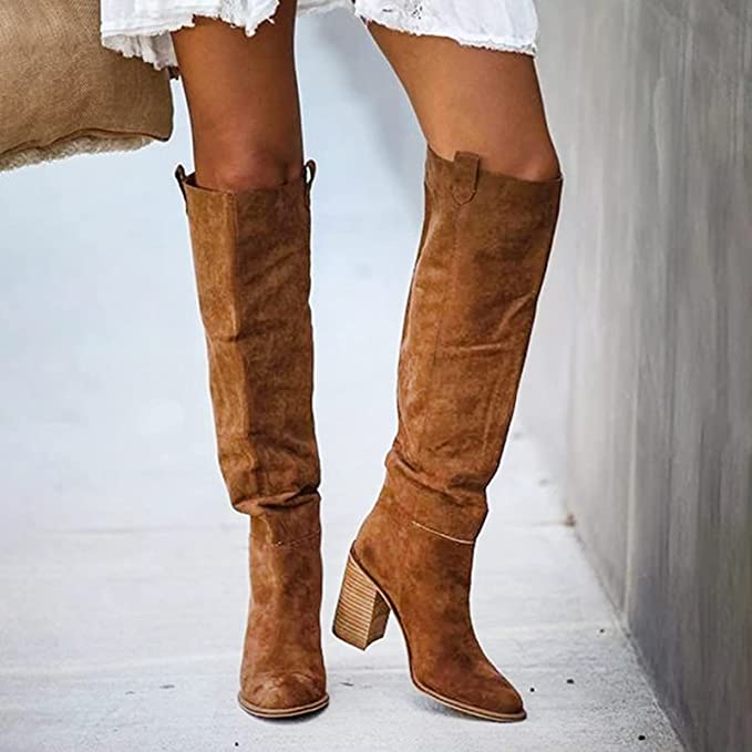 Damen Stiefel Blockabsatz