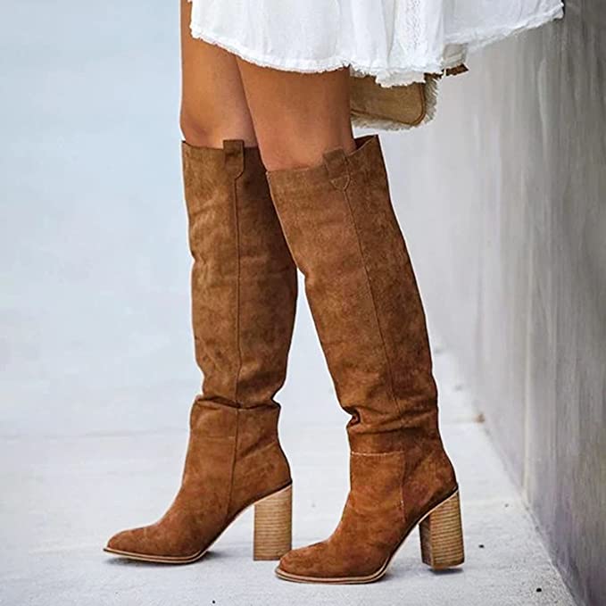 Damenstiefel Blockabsatz Trend
