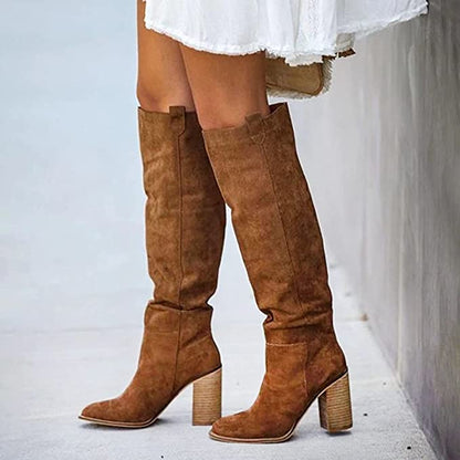 Damen Stiefel Blockabsatz