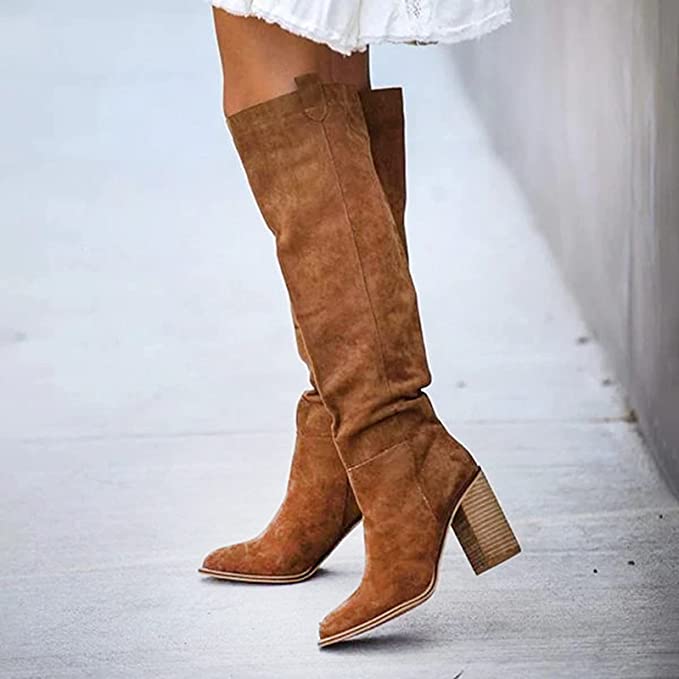 Damenstiefel Blockabsatz Trend
