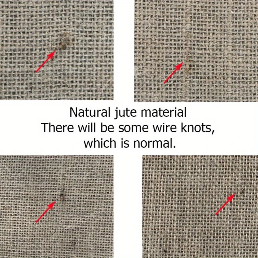 Jute Tischläufer Boho Stil Natur