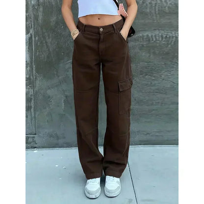 Damen Cargohose Trendig Komfort
