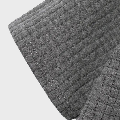 Herren Poloshirt Waffelstrick Kontrastfarbe