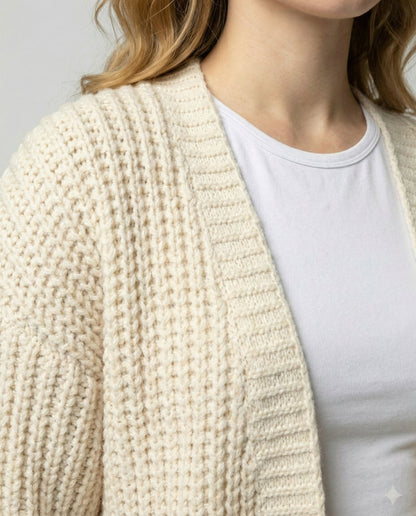 Damen Strickjacke Langarm Bequem