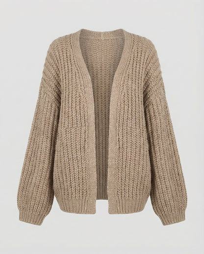 Damen Strickjacke Langarm Bequem