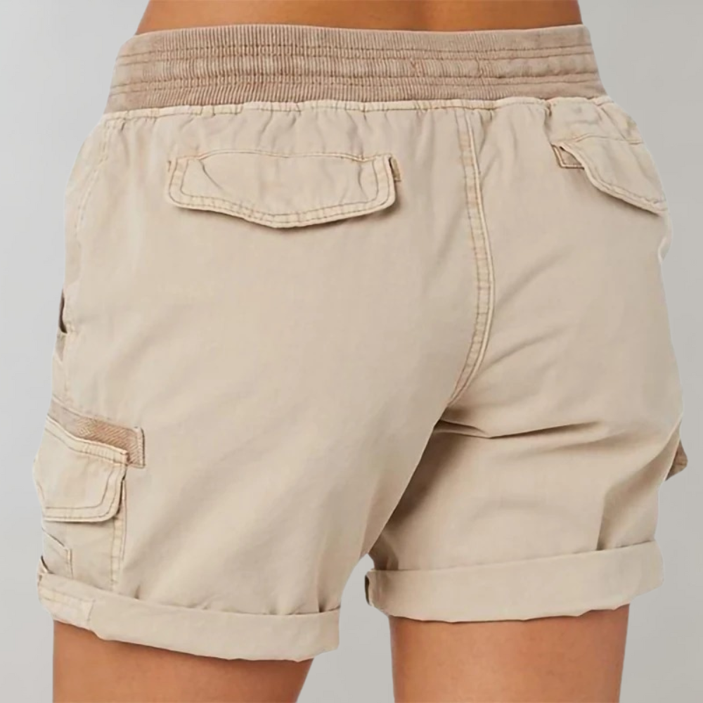 Norvielle Damen Hochtaillish-Shorts - Norvielle