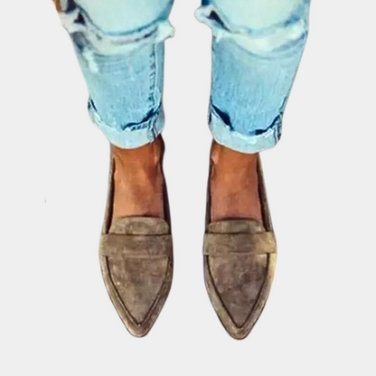 Damen Loafer Elegant Leder