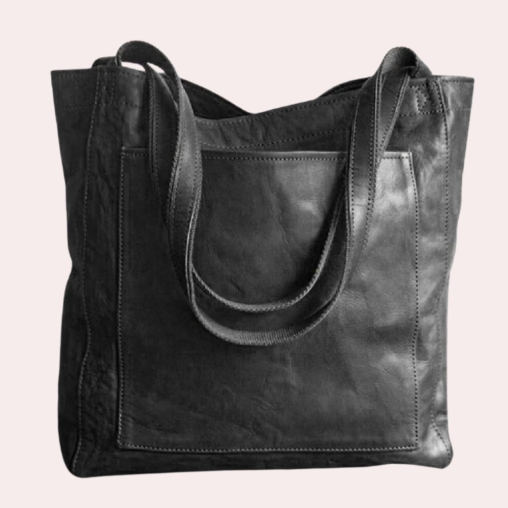 Vegan Ledertasche Damen Modisch Schwarz - Norvielle