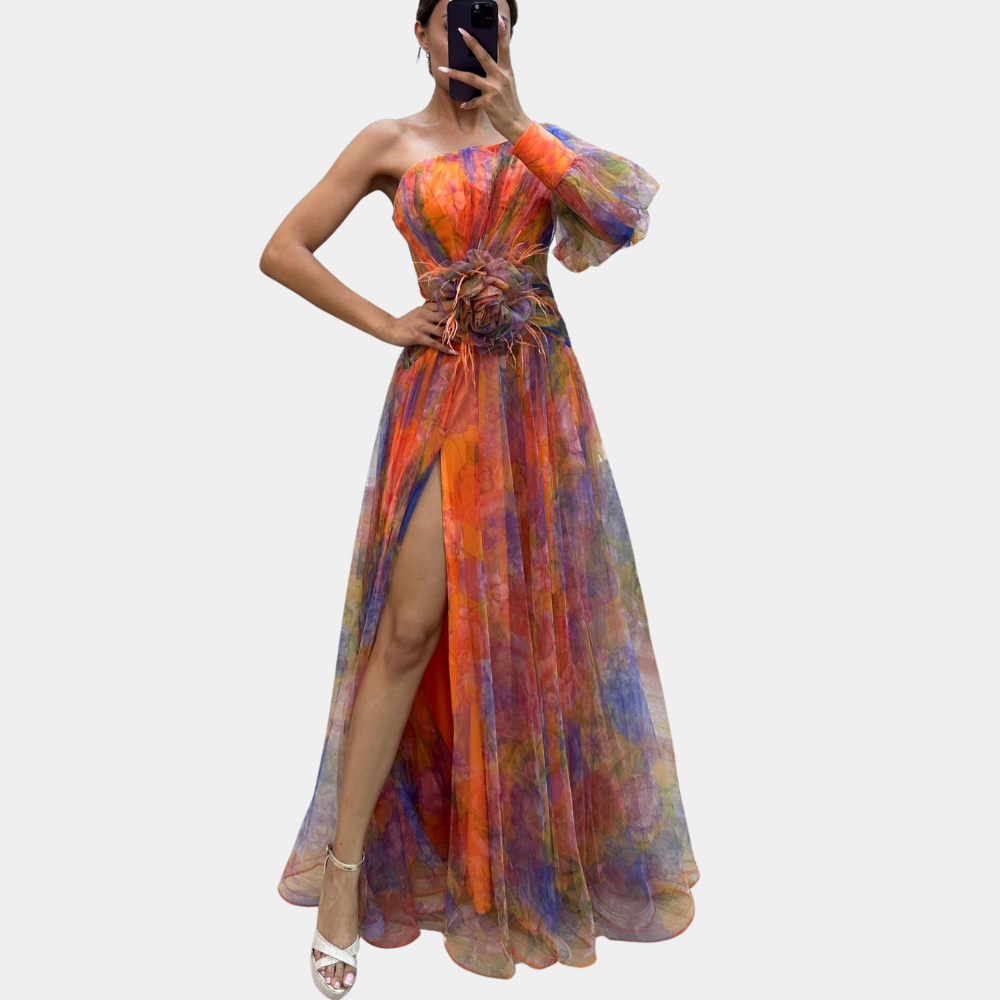 Elegantes Damen Maxikleid Zeitloser Stil Hochwertig