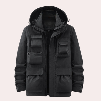 Herren Outdoorjacke Utility-Stil Funktionsjacke Alltag Abenteuer - Norvielle