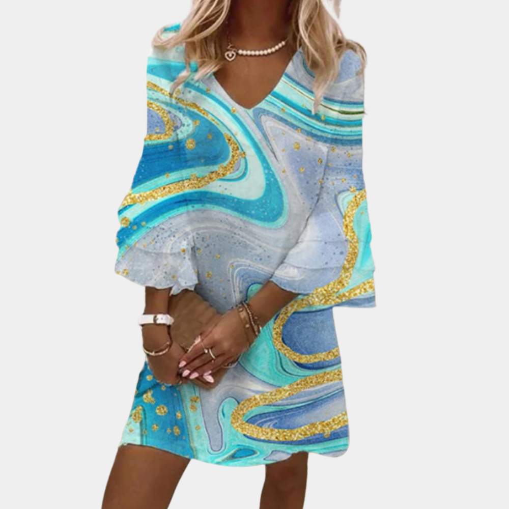Norvielle Damen Sommerkleid Klassisch - Norvielle