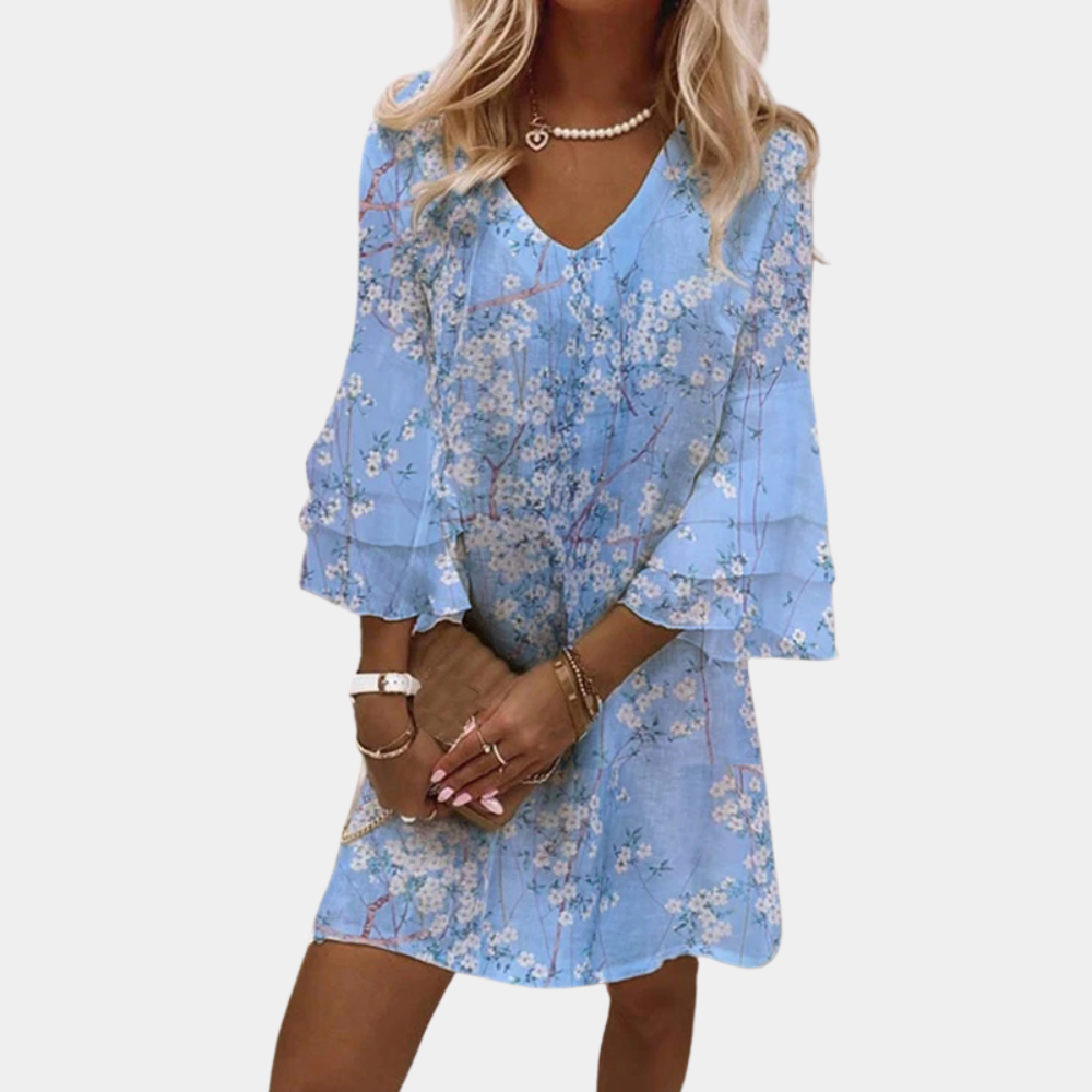 Norvielle Damen Sommerkleid Klassisch
