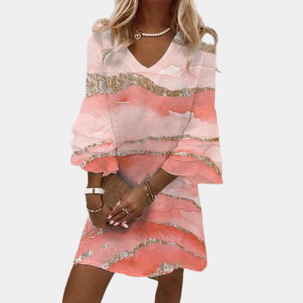 Norvielle Damen Sommerkleid Klassisch