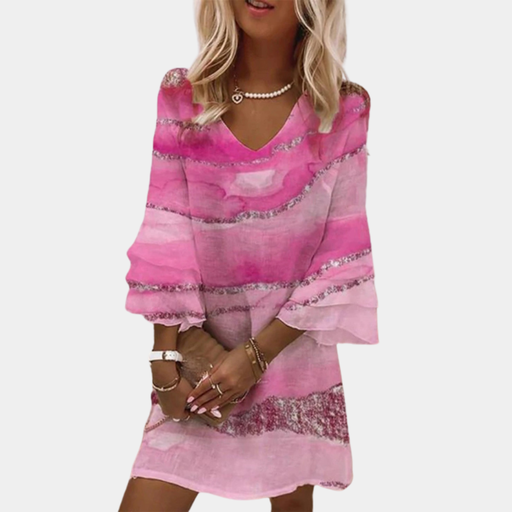 Norvielle Damen Sommerkleid Klassisch