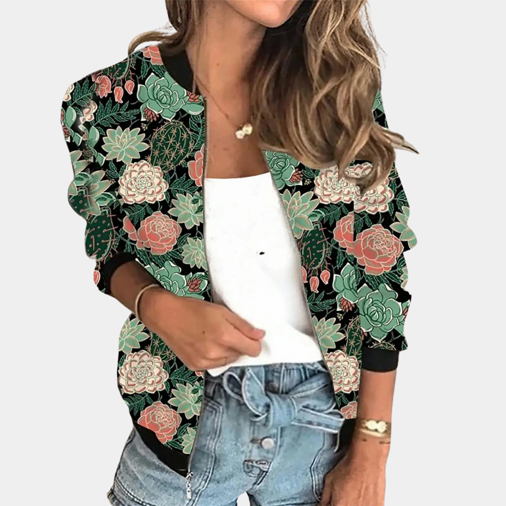 Norvielle Damen Druckjacke