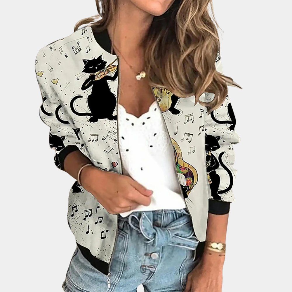 Norvielle Damen Druckjacke