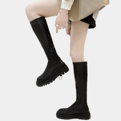 Norvielle Damen Overknee Stiefel