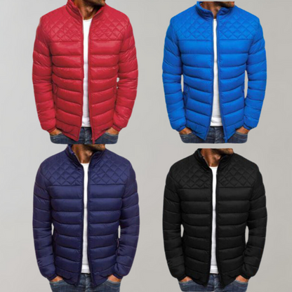 Norvielle Herren Steppjacke Wind- und Wasserdicht Schwarz - Norvielle