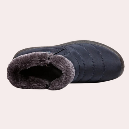 Damen Stiefel Warm Gefüttert Rutschfeste Sohle