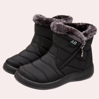 Damen Stiefel Warm Gefüttert Rutschfeste Sohle