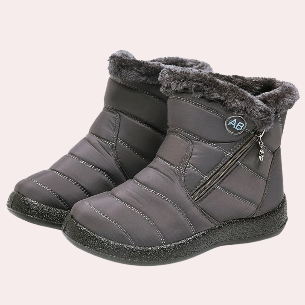Damen Stiefel Warm Gefüttert Rutschfeste Sohle