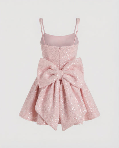 Personalisierbares Damen Partykleid Schleife