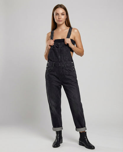 Damen Latzhose Denim Crossback - Norvielle