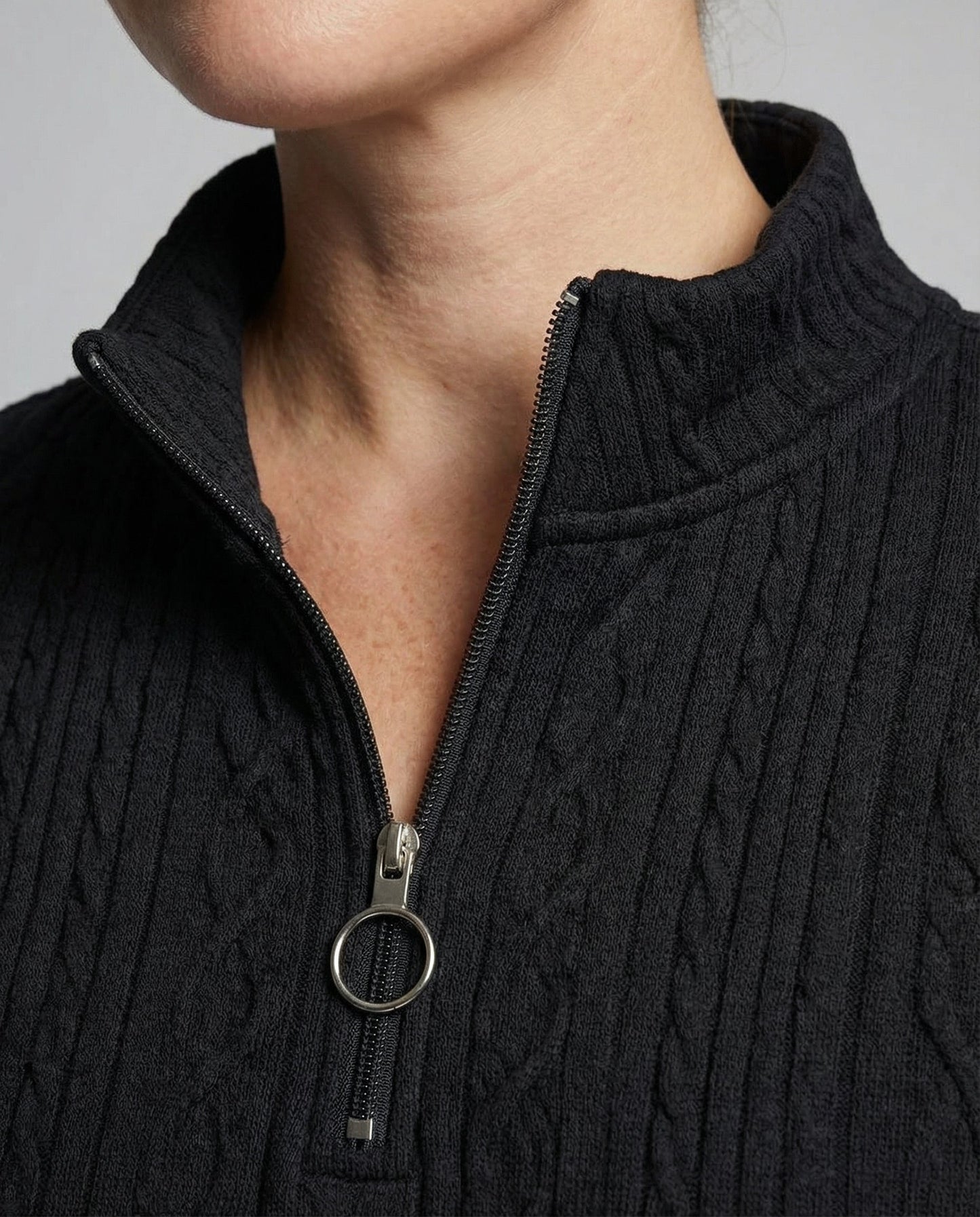 Norvielle Damen Casual-Pullover Weich Texturiert