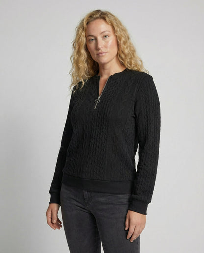 Norvielle Damen Casual-Pullover Weich Texturiert - Norvielle