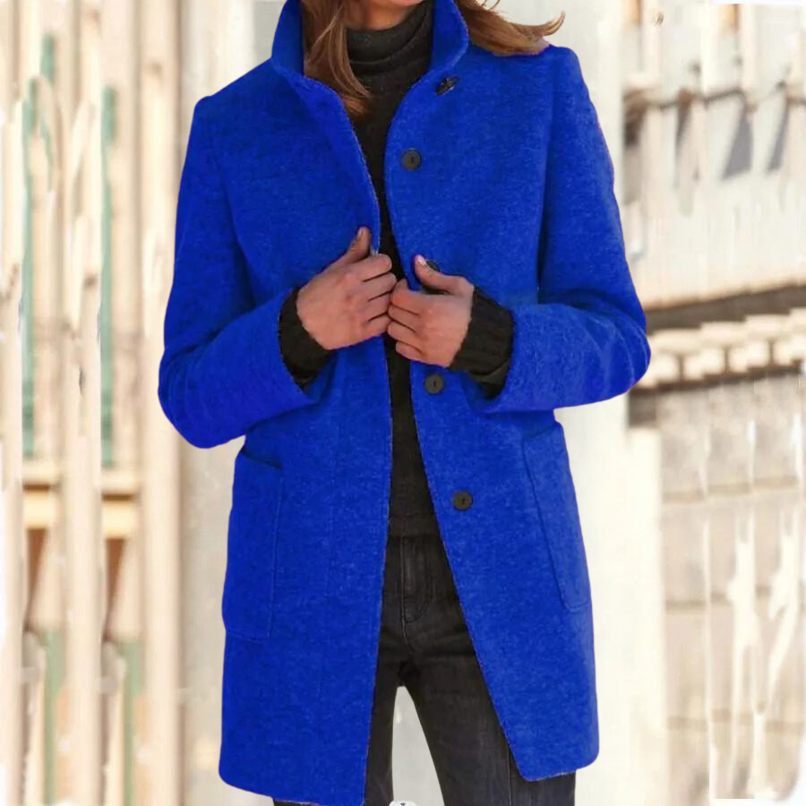 Damen Stehkragenmantel Camille