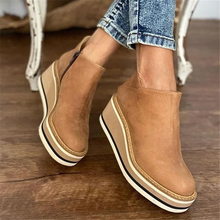 Damen Orthopädische Plattformstiefeletten - Norvielle