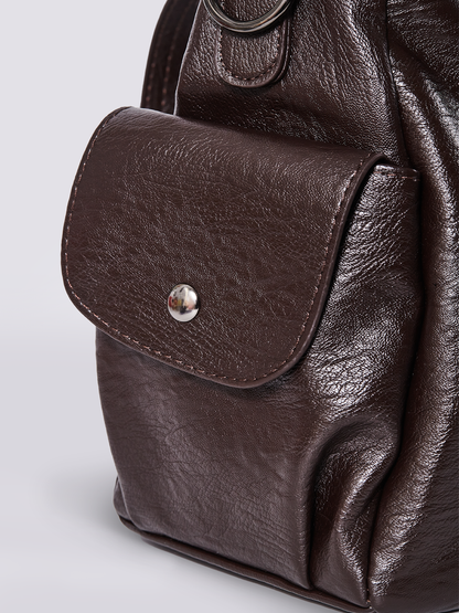 Damen City-Handtasche Crossbody Leder
