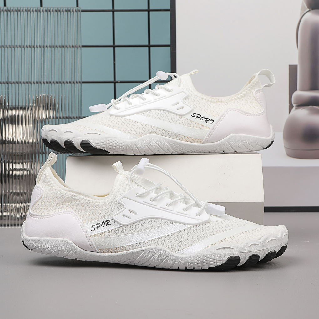 Herren Leichte Barfußschuhe Training Laufschuhe Schwarz - Norvielle