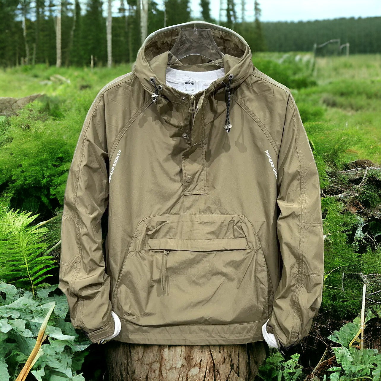 Norvielle Herren Windbreaker Kapuze Wasserdicht