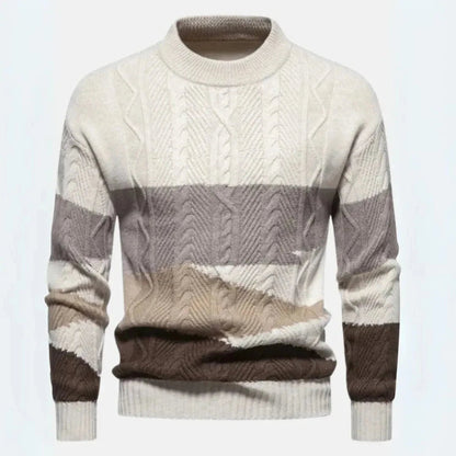 Norvielle Herren Kabelpullover Verlauf Design