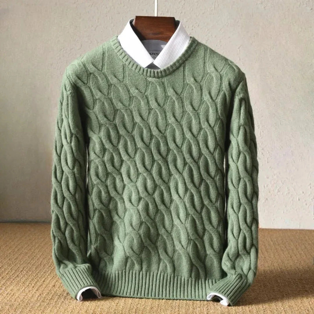 Norvielle Kabelstrickpullover Unisex Klassisch - Norvielle