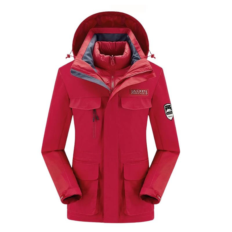 Damen Skikombination Jacke Hose Wasserdicht