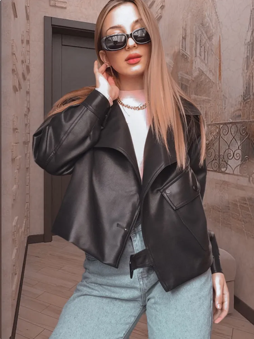 Damen Oversized Knopfjacke Herbst Farbe nicht angegeben