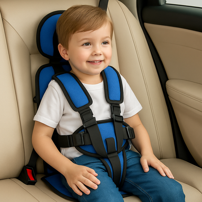 KinderAutositz Faltbar Kompakt Sicher Gurt - Norvielle