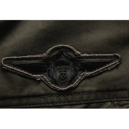 Cargo-Jacke – Lässige Herrenjacke mit Reißverschluss im Militärstil für den Übergang-Chaps Herrenmode