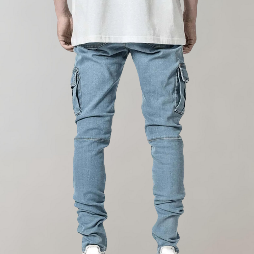 Cargo Jeans - Slim fit - Stretch - Skinny Jeans - Herrenjeans-Chaps Herrenmode