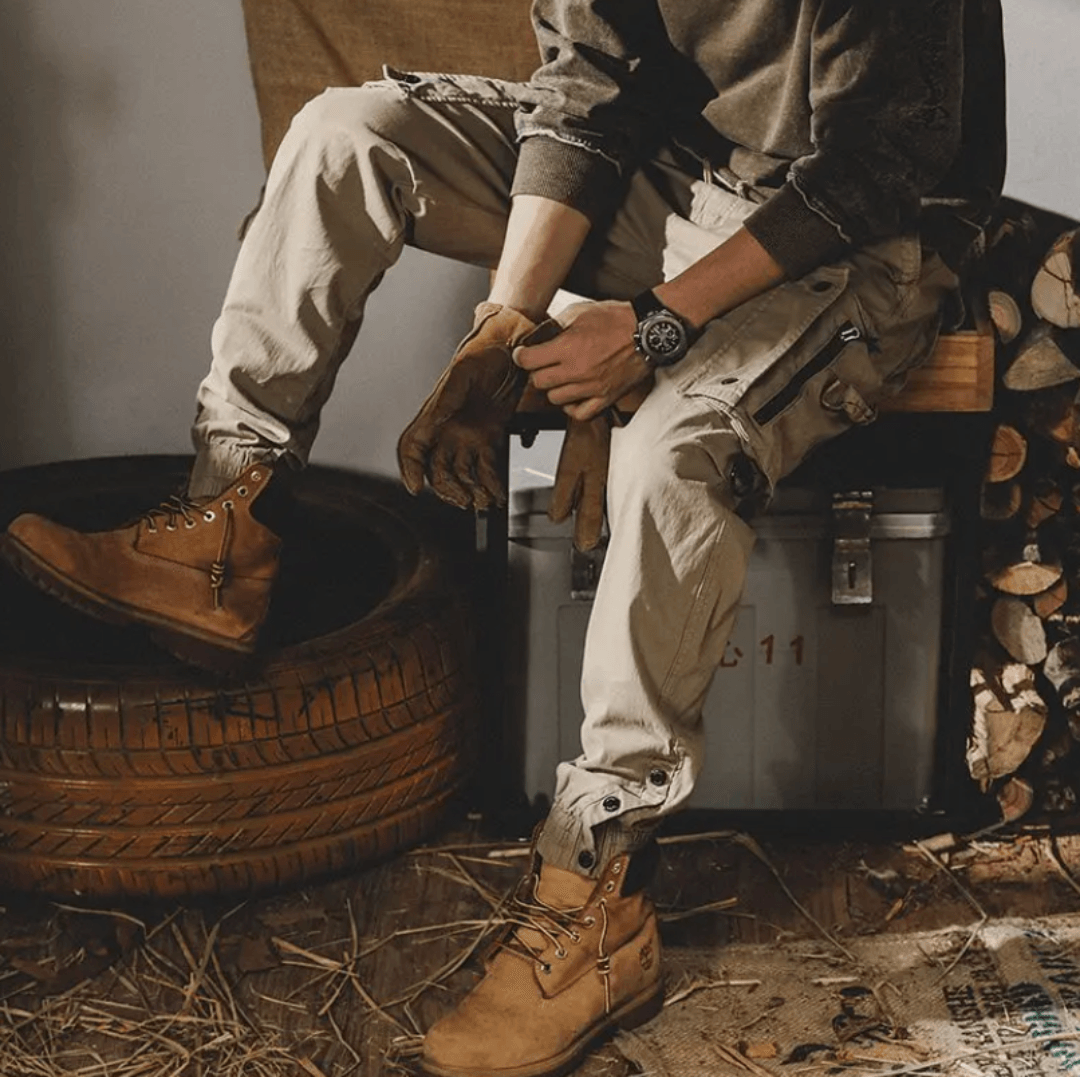 Cargo Jogger - Skinny - Taschen - Cargohosen - Herrenhosen-Chaps Herrenmode