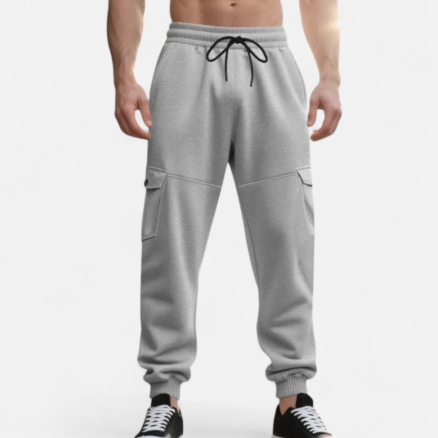 Cargo Joggers – Lässige Cargo-Jogginghose mit Kordelzug für Herren-Chaps Herrenmode