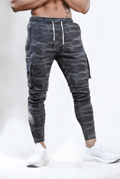 Cargo-Jogginghosen – Kordelzug – Jogginghosen – Cargohosen – Trainingshosen für Herren-Chaps Herrenmode