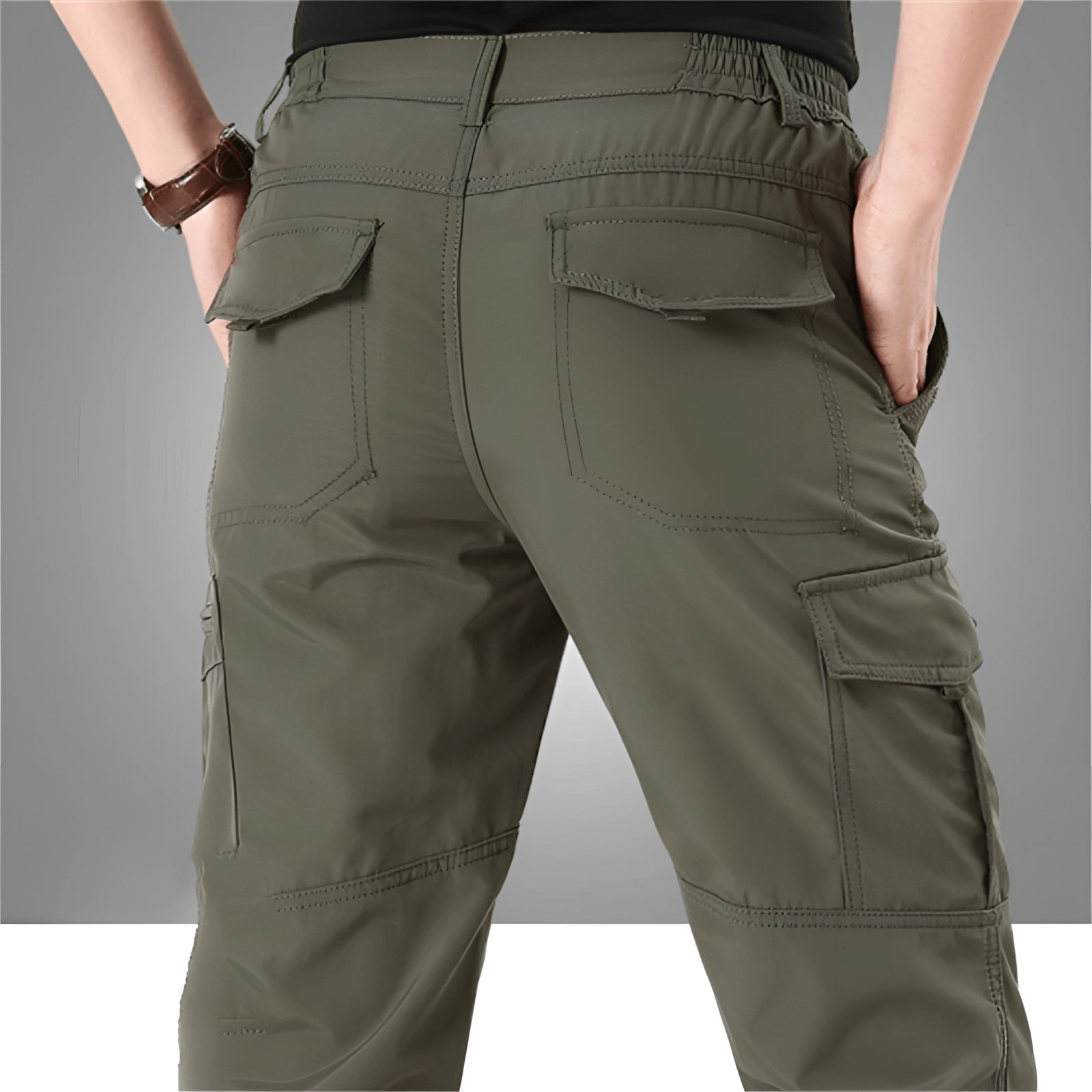 Cargohose - Gerades Bein - Taktisch - Hose für Trekking - Herren-Cargohose-Chaps Herrenmode
