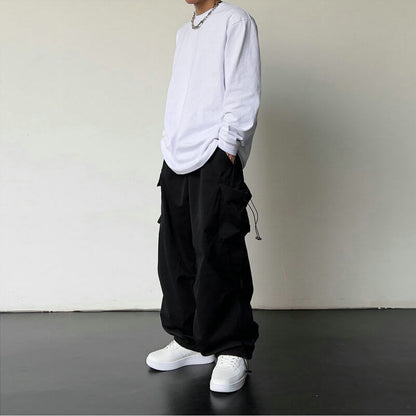 Cargohose - Loose Fit - Elastische Taille - Baggy Pants - Herren Cargo Jogger-Chaps Herrenmode