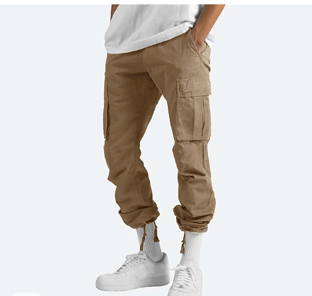 Herren Cargohosen Gerades Bein Locker - Norvielle