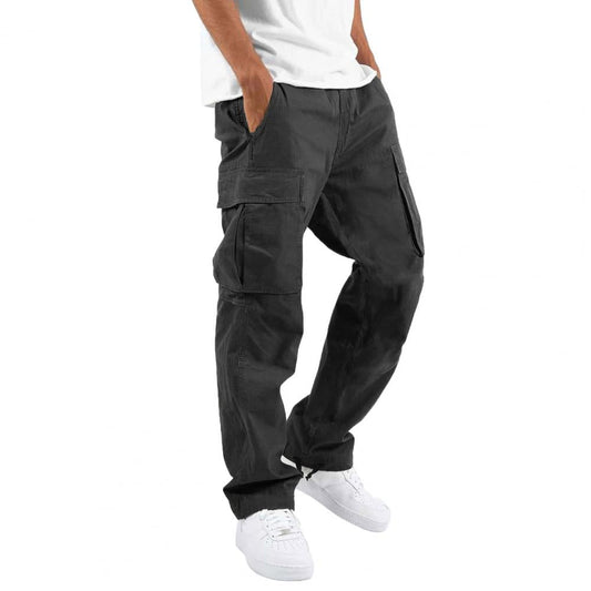 Herren Cargohosen Lockere Passform Beige - Norvielle