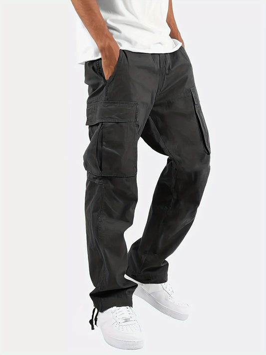 Herren Cargohosen Gerade Beinpartie Lockere Passform - Norvielle