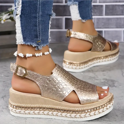 Norvielle Damen Orthopädische Sandalen Fußgewölbestütze Komfort